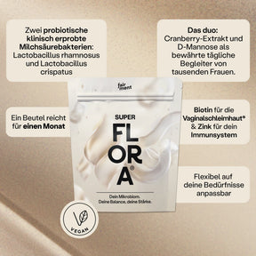 SuperFlora® – Premium Probiotika für Frauen