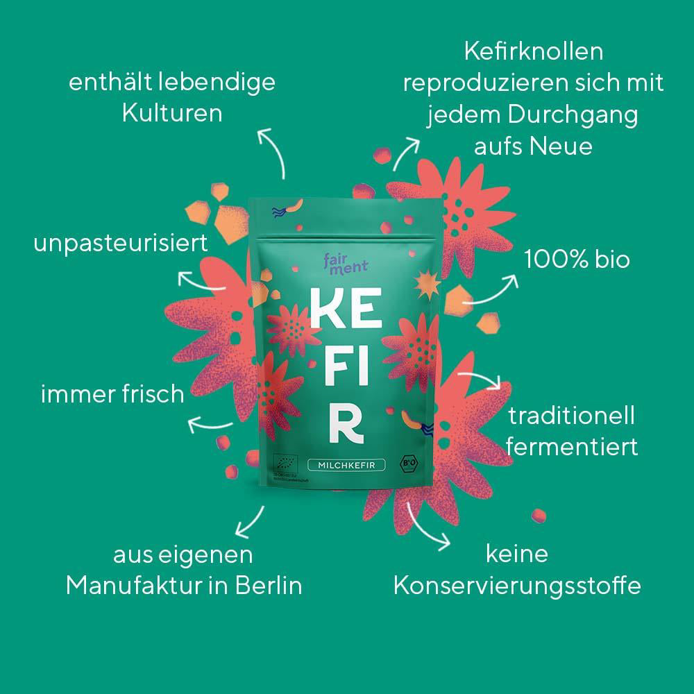 Milchkefir Starter Kit - Bio Milchkefir selbermachen