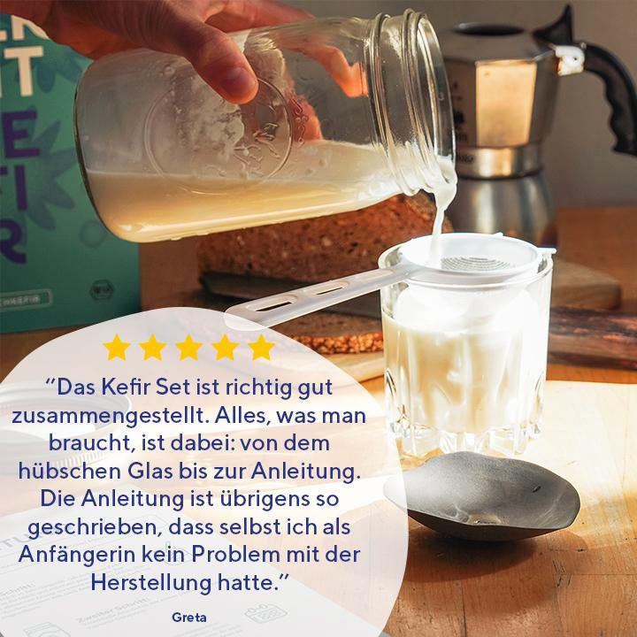 Milchkefir Starter Kit - Bio Milchkefir selbermachen